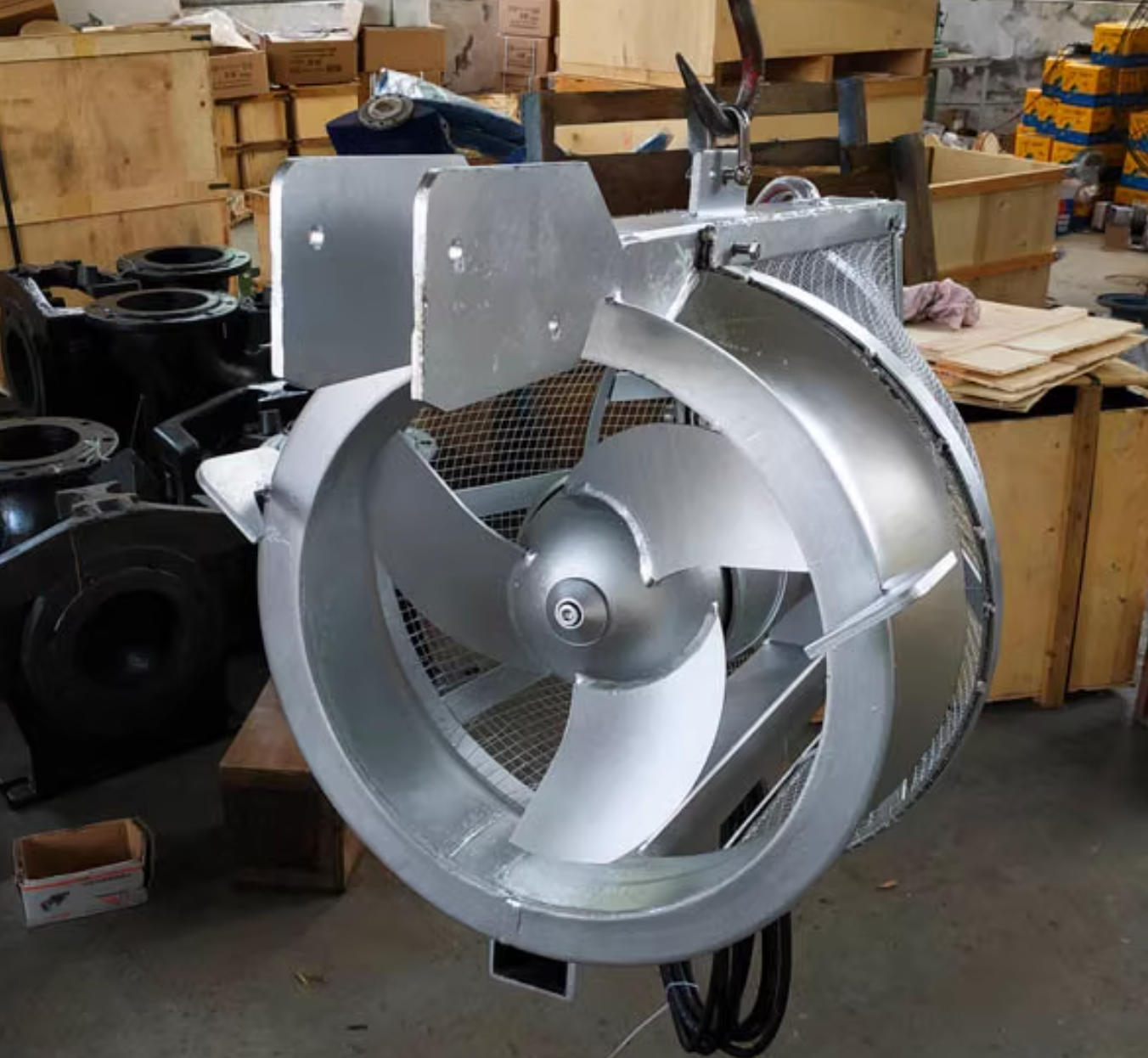 南京藍寶石環(huán)保與陽(yáng)新某水務(wù)公司合作-QHLB潛水回流泵應用案例